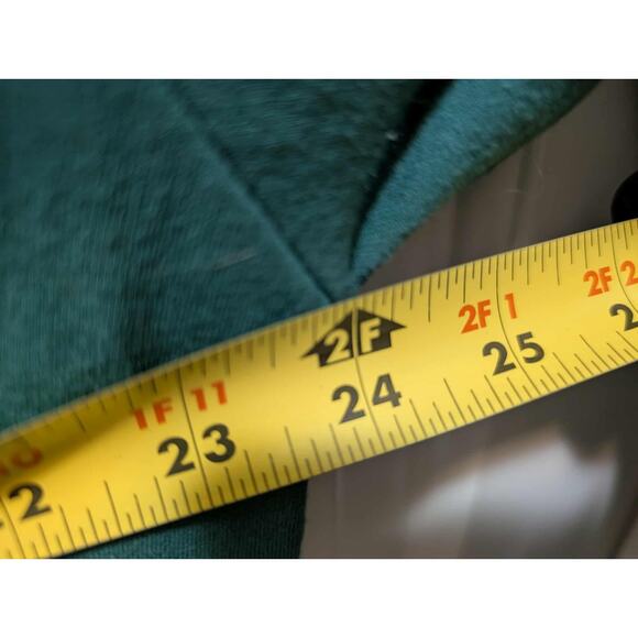 Less Talkin' More Noggin' Classic Green Christmas Holiday Sweatshirt Size L - Picture 5 of 6